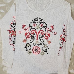 Aventura sheer yoga top